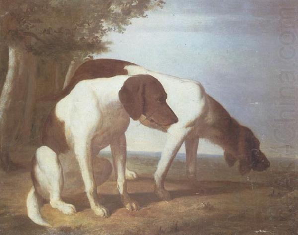 Jacques-Laurent Agasse Foxhounds in a Landscape china oil painting image